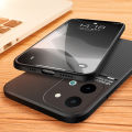 New Phone Case For vivo Y28 Cover Rough Cross Patterned Magnetic Soft Silicone Leather For Vivo Y28 case.
