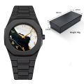 Arabic Watch Waterproof Men's Quartz Watch Black PC Plastic watch for men - Aura Arabic Watch - Black. 