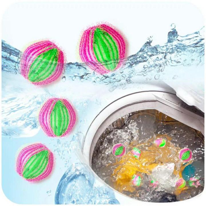 4 pcs Hair Removal Leandra Washing Balls for Washing Machine