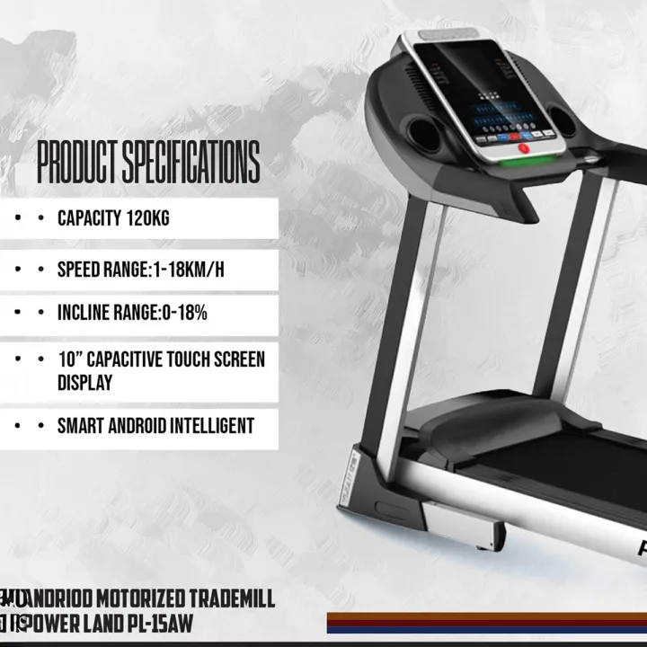 Andriod%20Motorized%20Trademill%20Power%20Land%20PL-15AW%20-%20Image%203