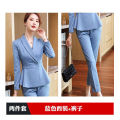 High-End Beauty Salon Shop Manager Work Clothes Female Pink Business Suit Fashion Temperament Medical Beauty Front Desk Reception Work Clothes.