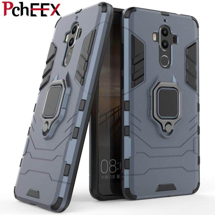 Huawei%20Mate%209%20phone%20case,%20TPU%20silicone%20and%20hard%20pc%20luxury%20armor%20shockproof%20metal%20ring%20holder%20cover%20casing%20-%20Image%202