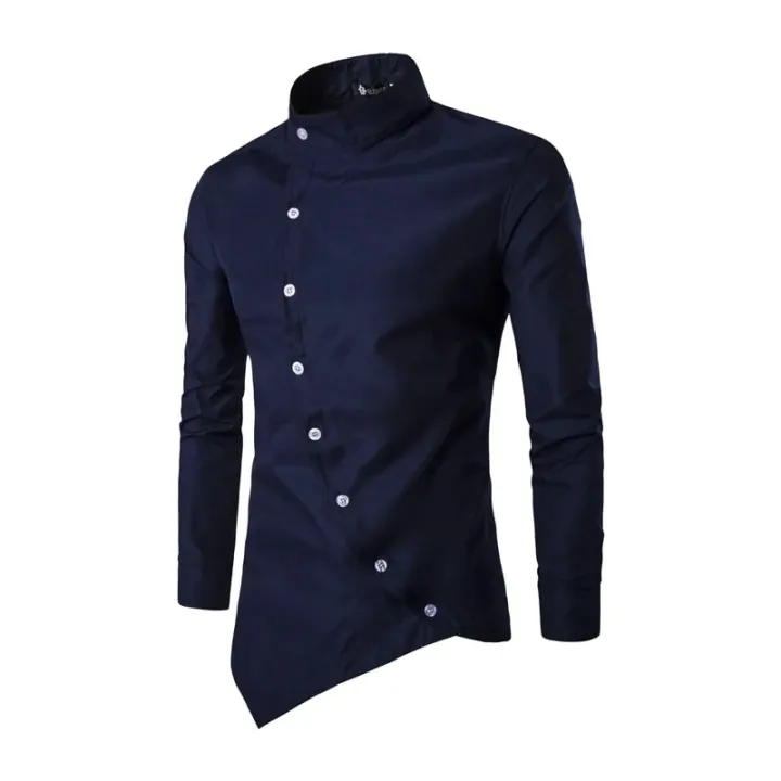 Mens%20Dress%20Shirts%20Vintage%20Clothes%20Personality%20Oblique%20Button%20Irregular%20Long%20Sleeve%20Business%20Shirt%20Male%20Casual%20Slim%20Blusas%20Tops%20-%20Image%207