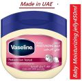 VASELINE Pure Petroleum Jelly Soothing and Protective Baby Skin Care Hypoallergenic and Gentle on Skin, 450ml (UAE). 