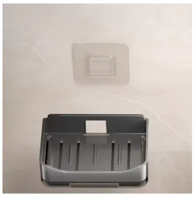 Wall%20Mounted%20Soap%20Dish%20for%20Shower,%20No%20Punching%20Soap%20Box%20with%20Drain%20Tray%20-%20Image%205