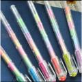 Imported Rainbow Gel Pen (6 colours in a pen)-pack of 2. 