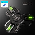 Fidget Spinner Metal Alloy Luminous Long Lasting Fingertip Gyro EDC Spinning Top Stress Relief Toys for Adults Kids.