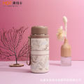 Customized 316 stainless steel 3d printed mini sling portable handle thermos cup water bottle.