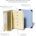 Multi-slot Document Organizer Customizable Portable Waterproof Organ Folders Compact Expanding File Folder for Travel Essential. 