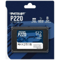 Patriot P220 512GB 2.5" 6GB/S SATA III SSD. 