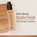 Swiss Beauty Studio Finish Fully Coverage Foundation - 30ml [02 Ivory Fair]. 
