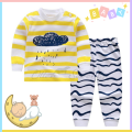(Ship Within 24 Hour) Individual Packaging Thick Cotton Quality 0-5 Years Cotton Boys Cheap Sleepwear Suit Girls Pajamas Long Sleeve Blouse Tops + Pants 2pcs Children Clothing Autumn Baby Kids Pajamas Sets.