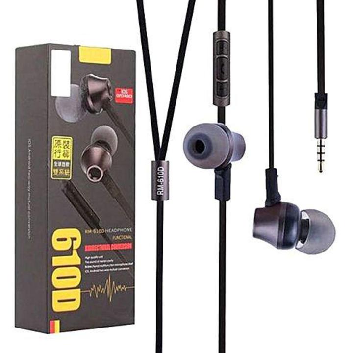 RM-610D In-Ear Earphone - Black