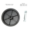 Trailer Jack Wheel, Trailer Jack Caster Wheel Widely Used 6 Inch for Trolleys. 