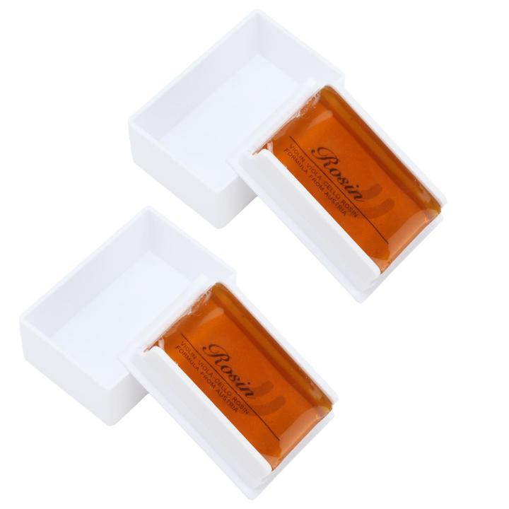 2Pcs Violin Rosin Bow Low Dust Universal For Viola Cello LETO601 Useful