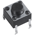 100 Pcs 6X6X5mm 4-Pin DIP Through Hole Momentary Tactile Push Button Switch.