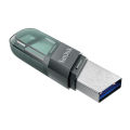 SanDisk USB Flash Drive iXpand Flip OTG Lightning USB 3.1 Stick 256GB 128GB 64GB Pen Drive MFi For iPhone iPad and USB Type-A.
