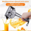 304 Stainless Steel Manual Hand Press Juicer Squeezer Multifunctional Fruit & Vegetable Tools. 