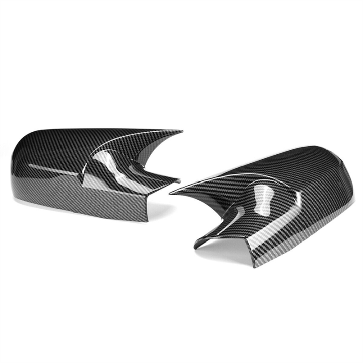 Side Wing Rearview Mirror Cover Cap for Renault Megane 2 02-09 Carbon