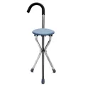 Walking Stick Chair Aluminum Walkers For Elderly Folding Elderly Walker Cane With Seat Walking Stick Old People 2 in 1 Walk/Sit. 