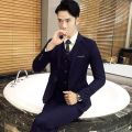 Men Spring 3 Pieces Classic Blazers Suit Sets Men Business Blazer +Vest +Pants Suits Sets Autumn Men Wedding Party Set. 