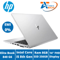 HP Elite Book 840 G6 intel core i7 8th gen 8GB Ram 256GB SSD 14inch FHD silver laptop (Pre Owned Certified). 