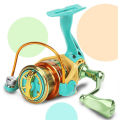 MeterMall Colorful Lure Spinning Fishing Reel 5.2:1 Gear Ratio 8kg Max Drag Fishing Reel Mc1000/mc2000/mc3000. 