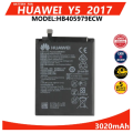 Huawei Y5 2017 MYA L22 Battery Model:HB405979ECW Li-ion Polymer authentic Equipment Manufacturer High Capacity 3020mAh. 