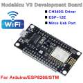 ESP8266 CH340 NodeMcu CH340 Wireless Module ESP8266 WIFI Internet Of Things Development Board Based ESP8266 CH340 Wireless Control Module ESP-12E Wifi Tools Sets.