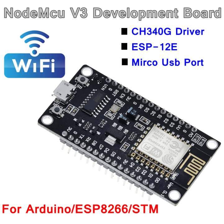 NODEMCU V3 ESP8266 WIFI MODULE DEVELOPMENT BOARD WITH CH340 | Daraz.com.bd
