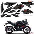 Full Body Sticker Set for Suzukii Gixxer/SF 2019 to 2020 (New Model). 
