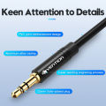 【3C VictoryEagle】Audio Extension Cable Headphone for Computer 3.5mm to 2 Male 3.5mm Mic Y Splitter Headset to PC Adapter. 