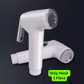 Toilet Bidet Commode Push Shower Head White Raya Head.