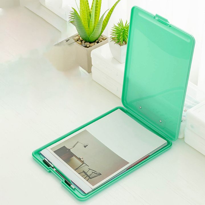 A4%20File%20Bag%20Test%20Paper%20Storage%20File%20Box%20Multifunctional%20Plastic%20Office%20Stationery%20Transparent%20-%20Image%208