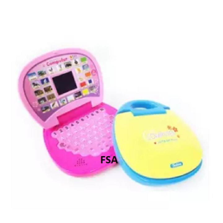 EDUCATIONAL Computer and Learning ABCD, Words & Number Battery Operated Kids Laptop with LED Display and Music