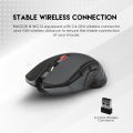 FANTECH RAIGOR III WG12 Stable 2.4Ghz Connection Wireless Mouse 2000 DPI Pixart Sensor Ambidextrous Design Portable Mice For Laptop PC Computer Gaming Gamer. 