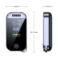 Digital Alcohol Tester Professional Breathalyzer USB Rechargeable As Shown Electronic Alcohol Tester Keychain. 