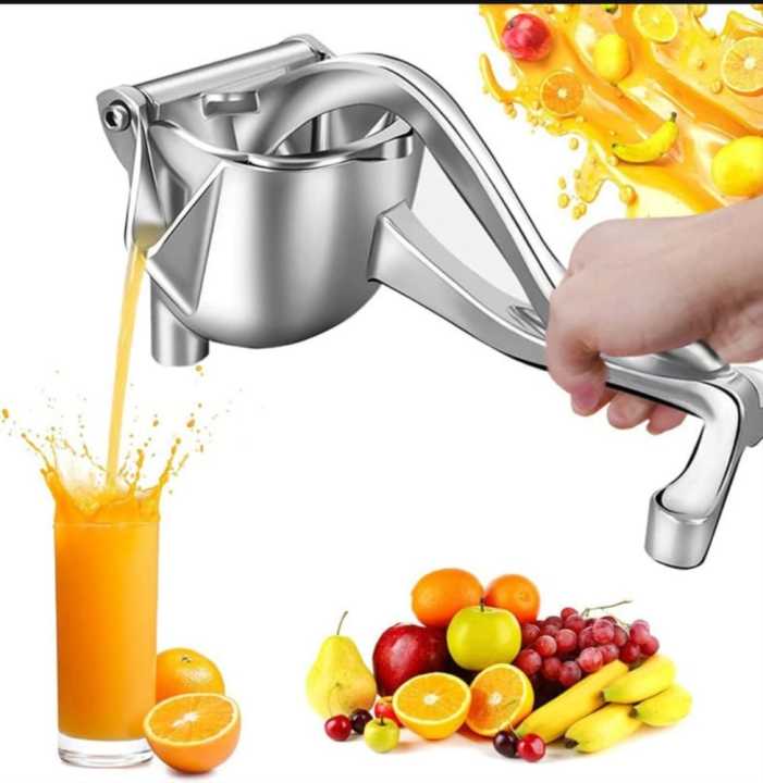 Heavy Duty Manual Fruit Juice Press – Handheld Citrus Juicer for Pomegranate, Lemon, Orange, Lime & More