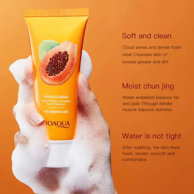 Bioaqua%20Papaya%20Moisturizing%20Face%20Wash%20-100G%20-%20Image%202