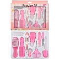 10 Pcs Baby Health Care Kit Newborn Kid Care Baby Kit Grooming Set Thermometer Clipper Scissor Brush for Newborns Baby.
