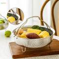 Stainless Steel Steamer Basket Metal Steamer Basket for Vegetables Shellfish. 