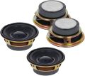 Fielect Magnet Speaker Internal Magnet Speaker Mini Speaker Metal Round 50mm Diameter 23mm Height 1W 4 Ohm 1 Pcs. 