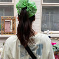 Lattice Hair Scrunchies Flower Design Four Layer Cotton Cotton Hair Bands Fashion Hair Ties for Soft Texture Versatile Gentle on Hair Decorative.