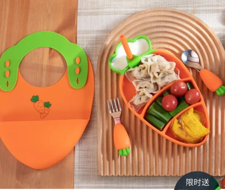 %E3%80%90NEW%E3%80%91%20Children%20Silicone%20Dinner%20Pate%20Carrot%20Bowl%20Stainless%20Steel%20Fork%20Spoon%20Tableware%20Set%20Baby%20Food%20Supplementary%20Meal%20Plate%20Baby%20Stuff%20-%20Image%207
