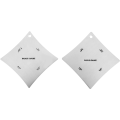 2pcs Guitar Fingerboard Fretboard Saddle Nut Radius Gauge Measuring Stainless Steel Tool. 