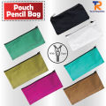 Pouch Pencil Bag with Zipper for College University Student & Fashionable Women With 2 in 1 Combo offer. 