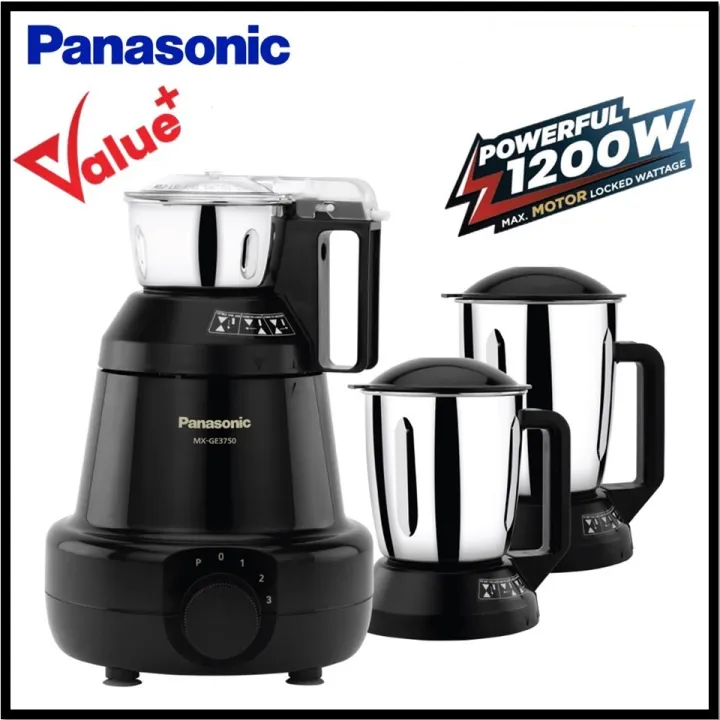 Panasonic%201200W%20Heavy%20Duty%203-in-1%20Mixer%20Grinder,%203%20Jars%20(MX-GE3750)%20Black%20Free%20delivery%20%F0%9F%9A%9A%20with%20Free%20Delivery%20-%20Image%202