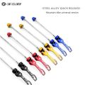 ENLEE Hub Quick Release Lever MTB Road Bicycle Aluminium Alloy Skewers Front Wheel 100mm Rear 135mm For Mountain Bike Folding. 