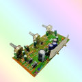 Mono Channel Classical Electric Circuit LA4440 Audio Amplifier Board Subwoofer. 