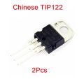 2Pcs- CHINESE TIP122 Transistor TIP122 IC 100V 5A 65W TIP122 NPN Transistor Amplifier TO-220 Bipolar Transistor 3 Pin Leads. 